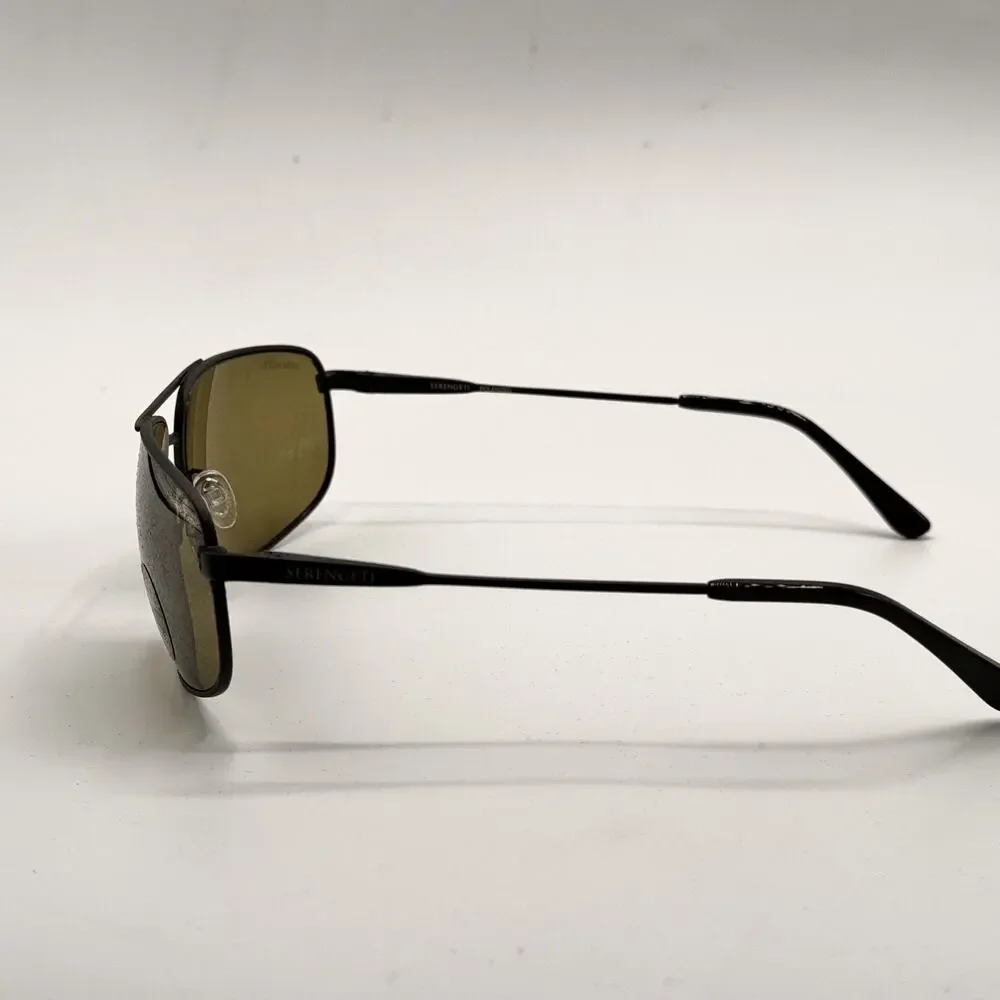 Serengeti DANTE 2.0 Sunglasses Matte Black Frame Mineral POLARIZED Lens NEW
